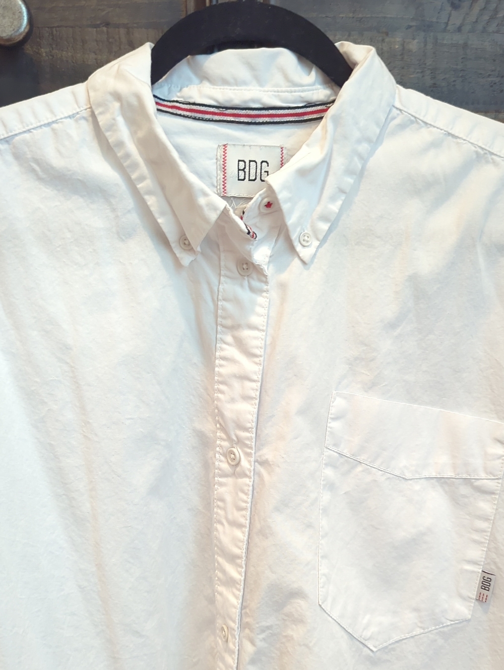 BDG Women's Button Down Shirt in White